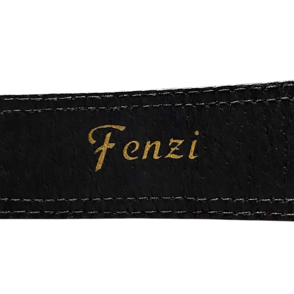 PAOLO DA PONTE Fenzi Genuine Leather Belt Made In Italy - Brown - 36 - Picture 5 of 8